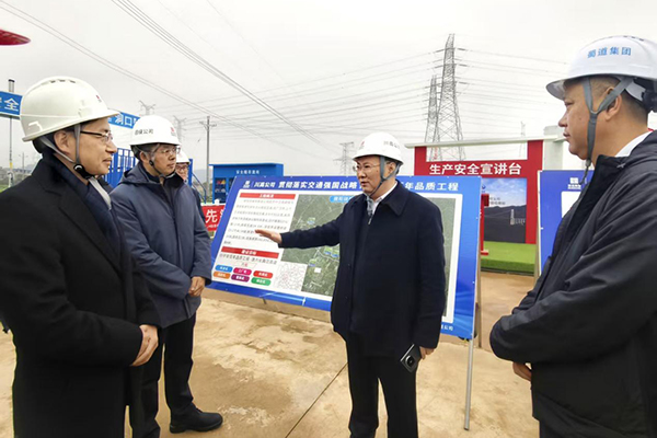 蜀道集團(tuán)黨委副書記、董事、副總經(jīng)理丁應(yīng)虎赴德繞項(xiàng)目調(diào)研